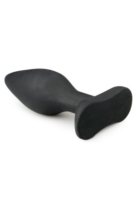 Großer schwarzer Silikon-Analplug