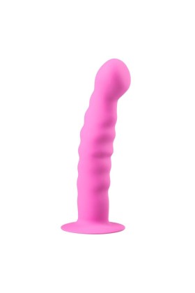 Saugnapf-Dildo aus Silikon - Rosa