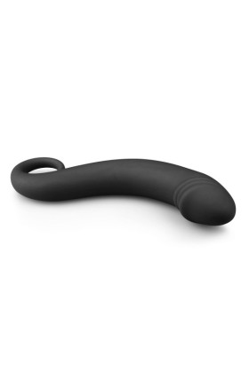 Schwarzer Prostata-Dildo aus Silikon
