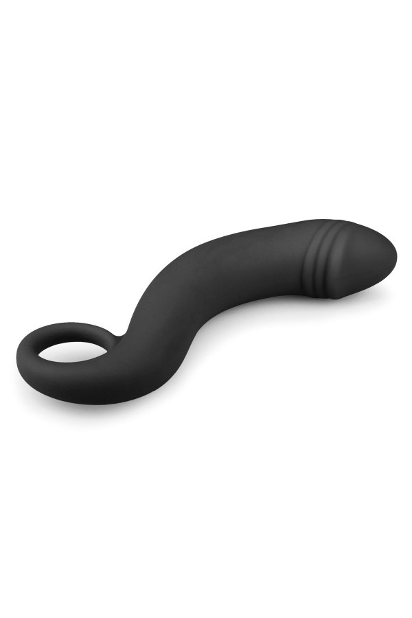 Schwarzer Prostata-Dildo aus Silikon