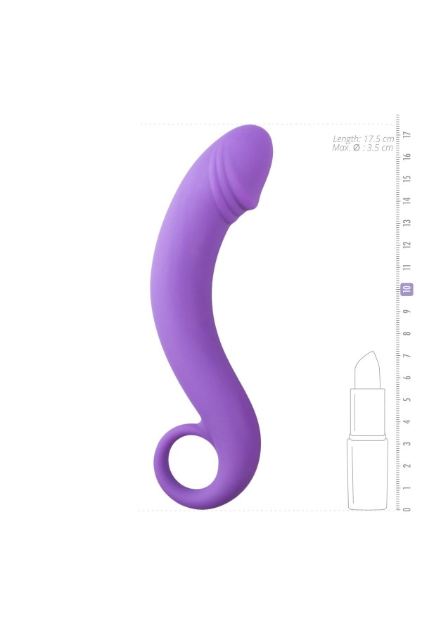 Lila Prostata-Dildo aus Silikon