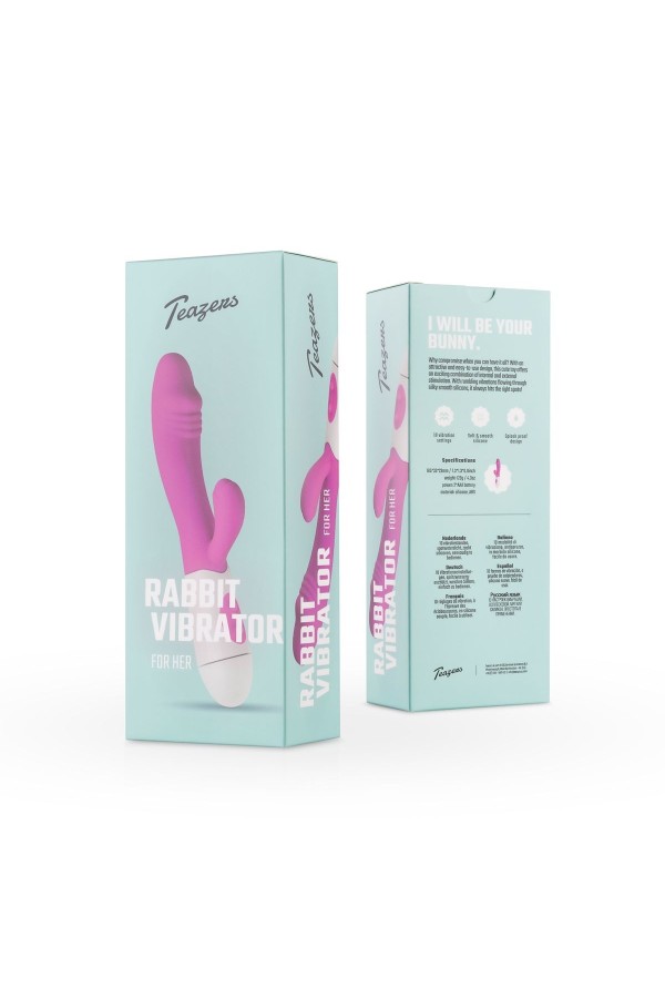 Realistischer Rabbit Vibrator - lila