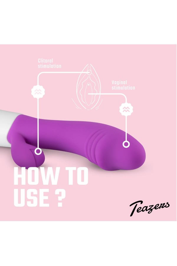 Realistischer Rabbit Vibrator - lila
