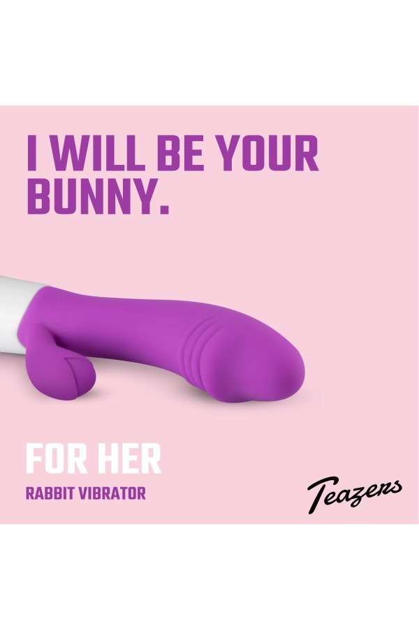 Realistischer Rabbit Vibrator - lila