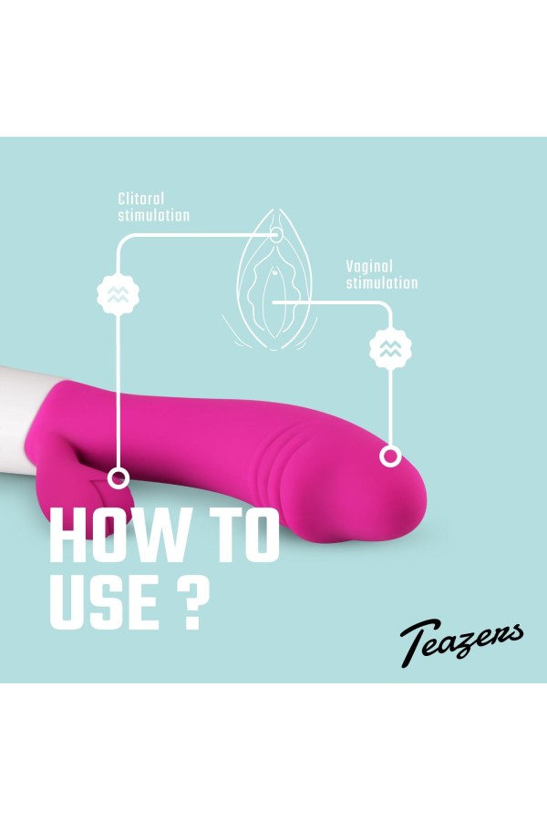 Realistischer Rabbit Vibrator - pink
