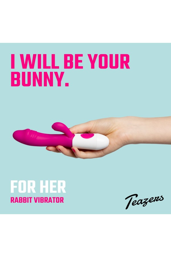 Realistischer Rabbit Vibrator - pink