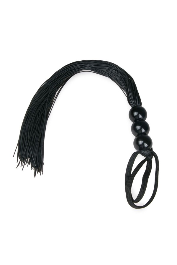 Schwarze Silikonpeitsche