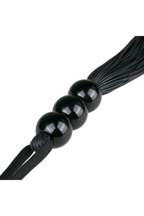 Schwarze Silikonpeitsche