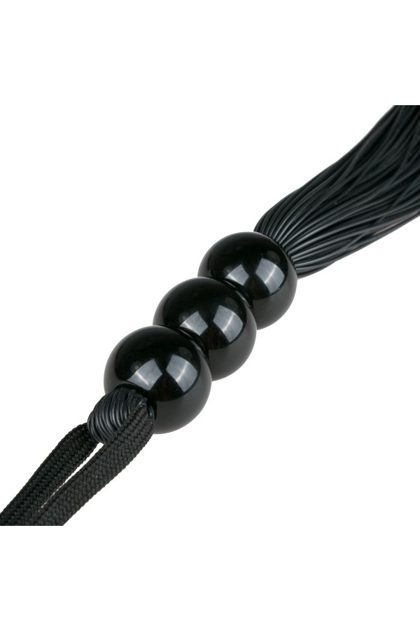 Schwarze Silikonpeitsche