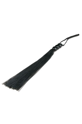 Schwarze Silikonpeitsche