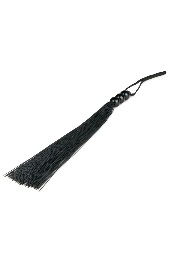 Schwarze Silikonpeitsche