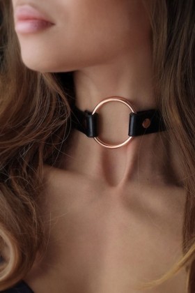 Rosy Gold - Choker - Schwarz