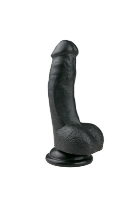 Realistischer schwarzer Dildo - 15 cm