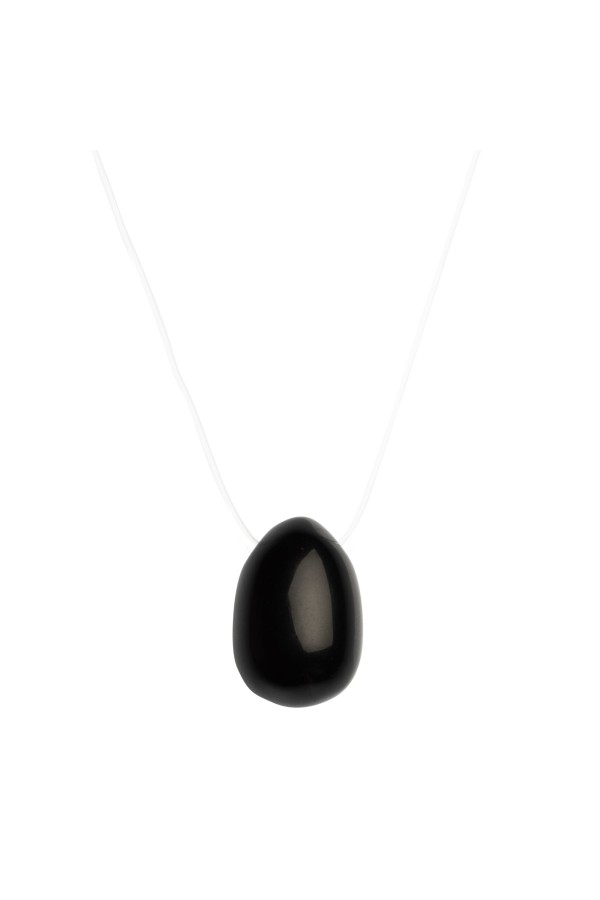 Yoni Ei - Größe M-Black Obsidian