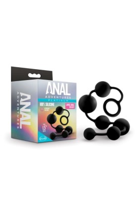 Anal Adventures Platinum - Silikon-Anal-Perlen - Groß