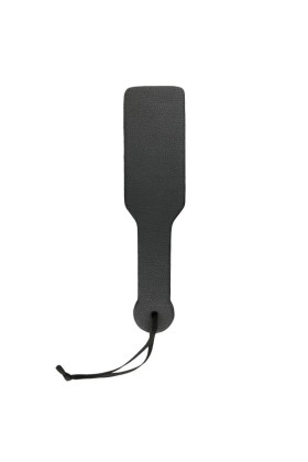Schwarze PU-Lederklatsche