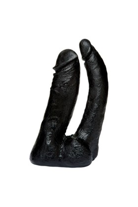 Doc Johnson - VacULock CodeBlack Doppel-Penetrator - Schwarz
