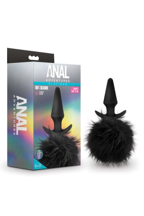 Anal Adventures Platinum - Rabbit Tail Plug