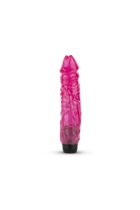 Jelly Supreme - Realistischer Vibrator - Pink/Glitzer