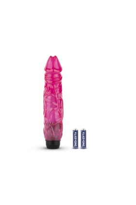 Jelly Supreme - Realistischer Vibrator - Pink/Glitzer