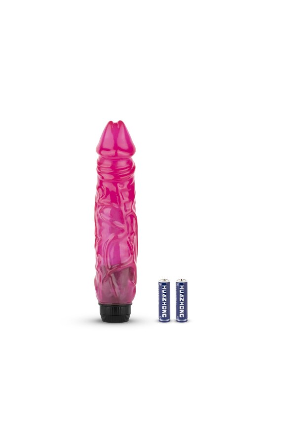 Jelly Supreme - Realistischer Vibrator - Pink/Glitzer