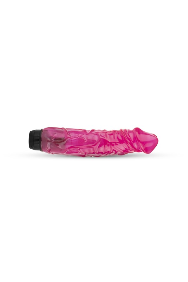 Jelly Supreme - Realistischer Vibrator - Pink/Glitzer