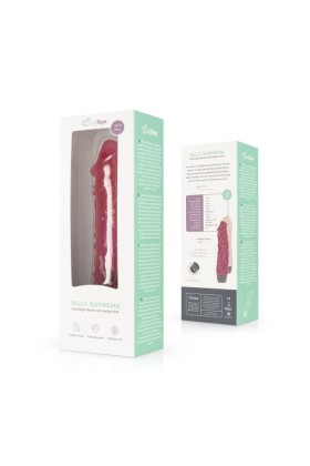 Jelly Supreme - Realistischer Vibrator - Pink/Glitzer