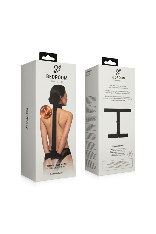 Bedroom Fantasies - Soft Straps Arm- und Halsfesseln - Schwarz