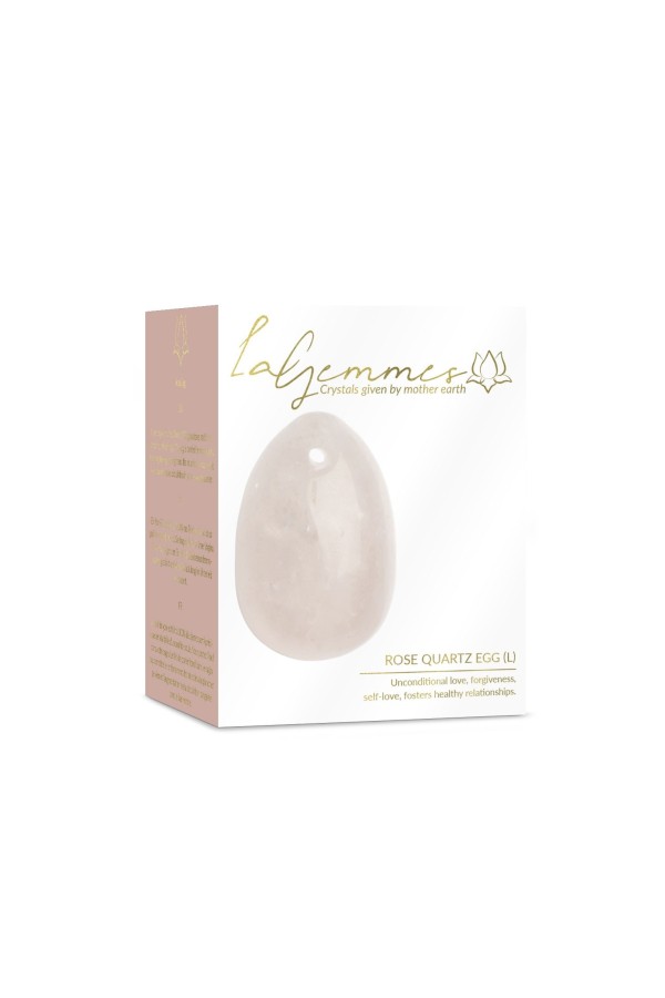 La Gemmes - Yoni-Ei Rosenquarz (L)