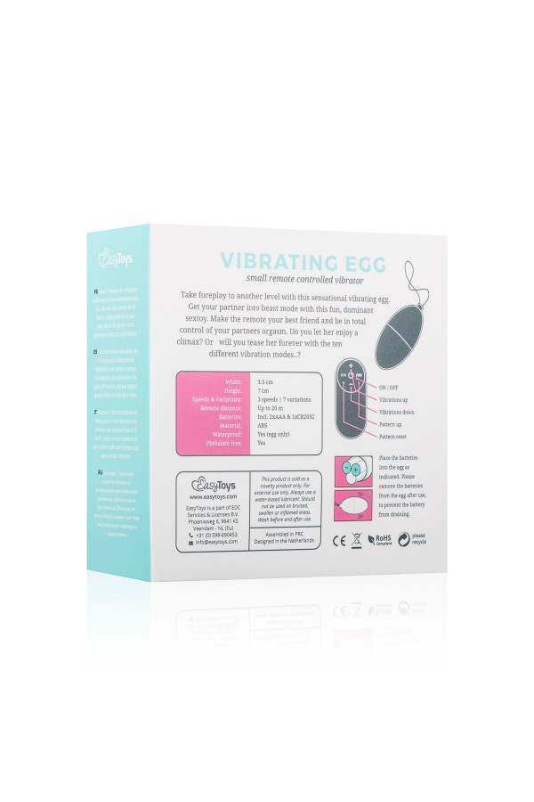 EasyToys - Vibrations-Ei - Rosa