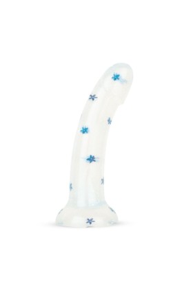 Dildo Collection - Blossom Bliss - Medium Dildo mit blauen Blumen