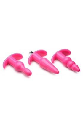 Thrill Trio Analplug - 3-teiliges Set- Rosa
