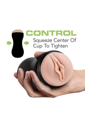 M for Men - Soft and Wet - Muschi mit Lustrippen - Selbstbefeuchtend