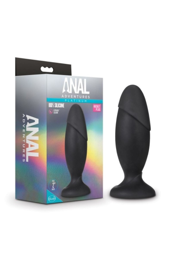 Anal Adventures Platinum - Silicone Rocket Plug
