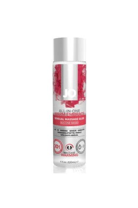 System JO - Sinnliches Massage-Gleitmittel, alles-in-einem, warm - 120 ml