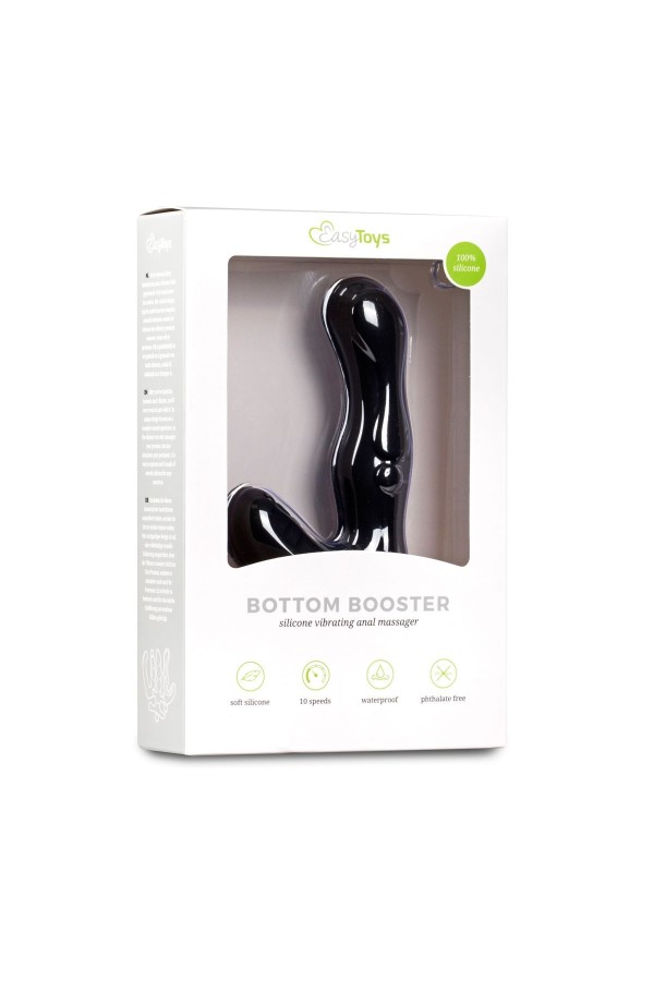 Schwarzer vibrierender Buttplug