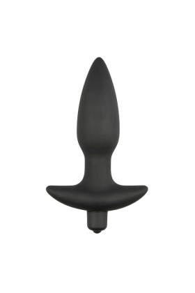 Schwarzer Perineum-Tickler aus Silikon