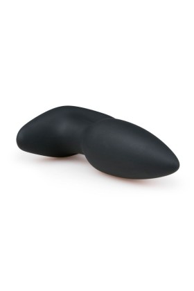 Schwarzer Perineum-Tickler aus Silikon