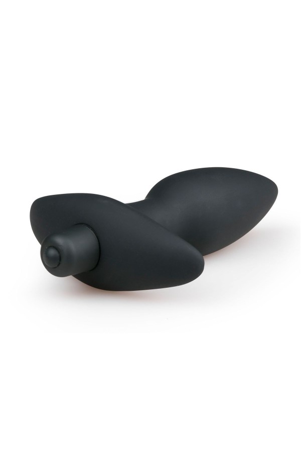 Schwarzer Perineum-Tickler aus Silikon