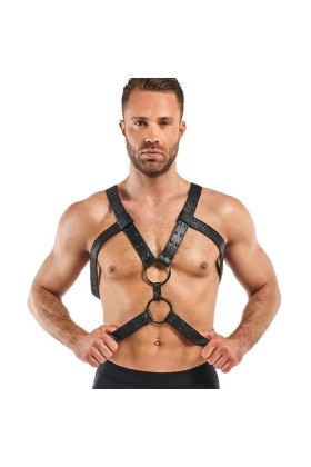 Rocco Bondage-Harness - Schwarz