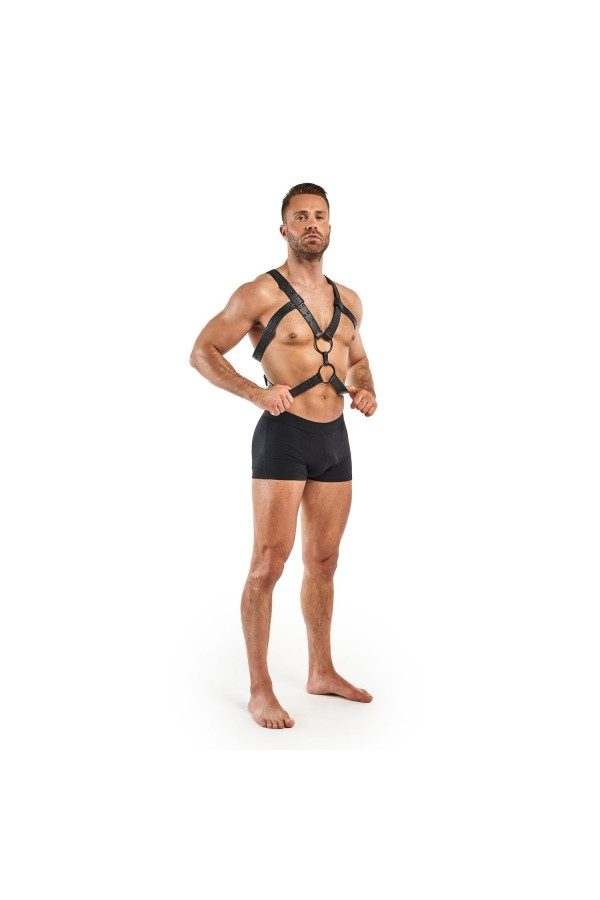 Rocco Bondage-Harness - Schwarz