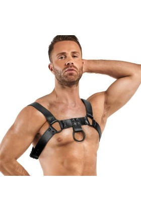 Bruno Bondage-Harness - Schwarz