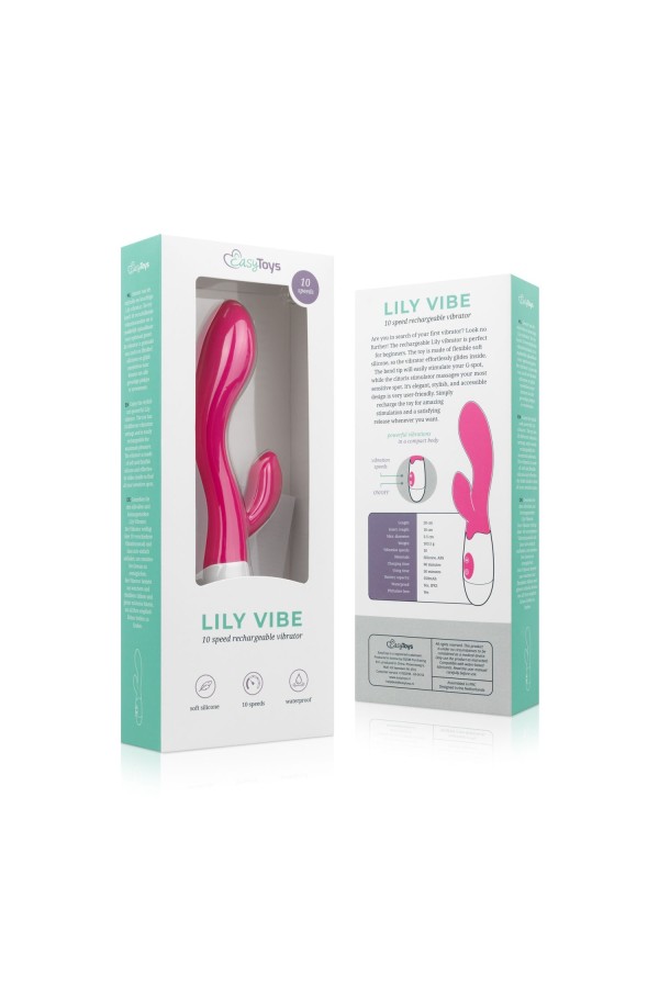 Easytoys Lily Vibrator 2.0 - Wiederaufladbar Pink
