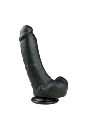 Realistischer schwarzer Dildo - 20 cm
