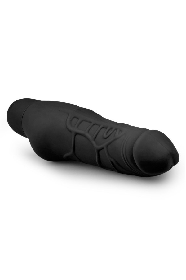 Realistischer schwarzer Vibrator aus Silikon
