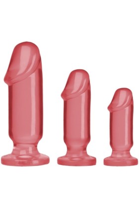 Doc Johnson - Crystal Jellies Anal Starter Kit - Rosa