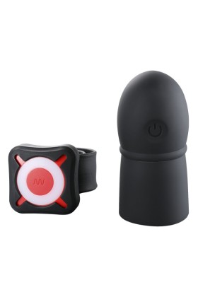OTOUCH - Super Striker Penisverlängerung mit Vibration - Schwarz