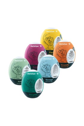 Satisfyer Masturbator Egg Set Assorti - 6 stuks