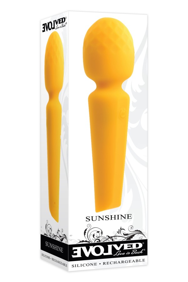 Evolved - Sunshine Wand Vibrator - Orange