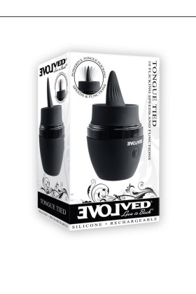 Evolved - Tongue Tied Vibrator - Schwarz